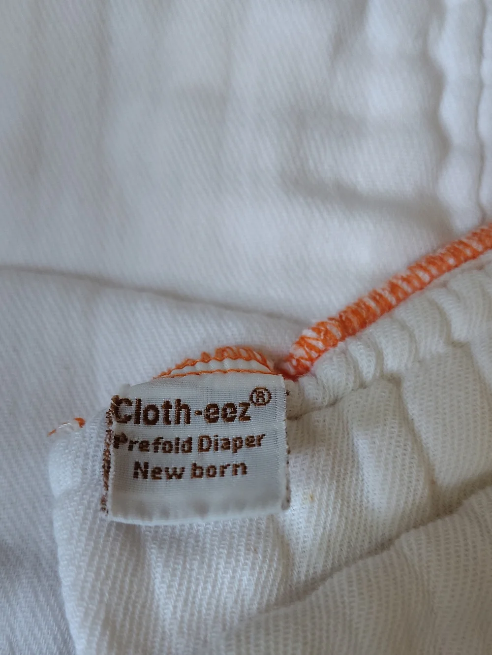 14 Clotheez Newborn 100 Percent Cotton Prefold Diapers